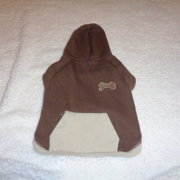Pup Crew Dogs Brown Hoodie. Size Medium - Picture 2 of 7
